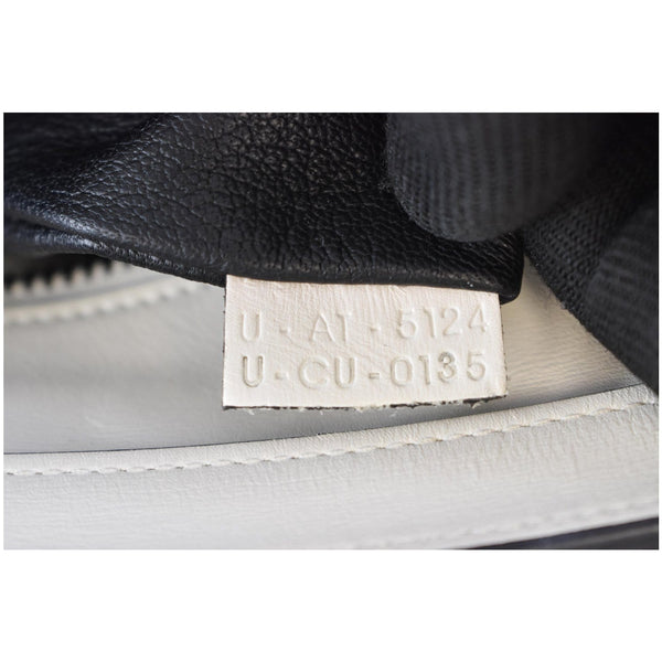 CELINE Mini Luggage Smooth Leather Tote Bag White