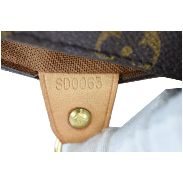 LOUIS VUITTON Cabas Piano Monogram Canvas Shoulder Bag Brown