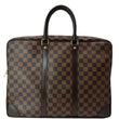 Louis Vuitton Porte Documents Voyage Briefcase Bag Brown