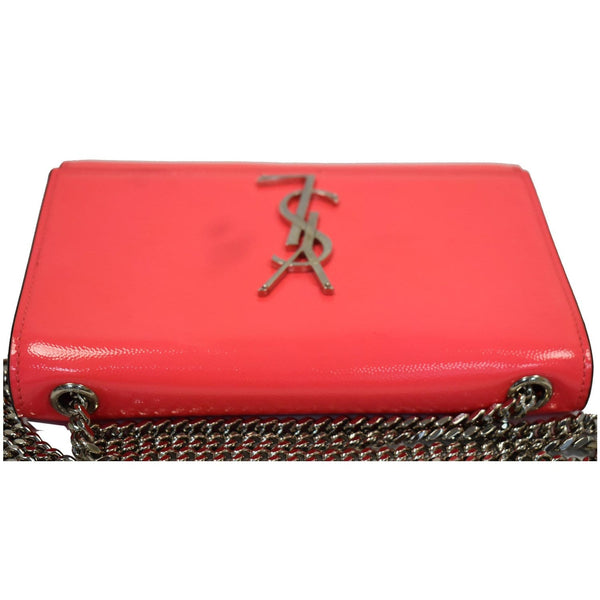 YVES SAINT LAURENT Kate Medium Leather Crossbody Bag Neon Pink