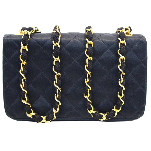 CHANEL Classic Timeless Small Satin Shoulder Bag Black