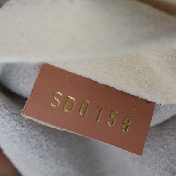 LOUIS VUITTON Tuileries Monogram Canvas Shoulder Bag Sesame Peach Creme