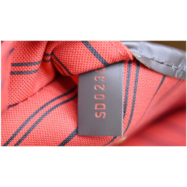 LOUIS VUITTON Neverfull MM Damier Ebene Tote Bag Brown