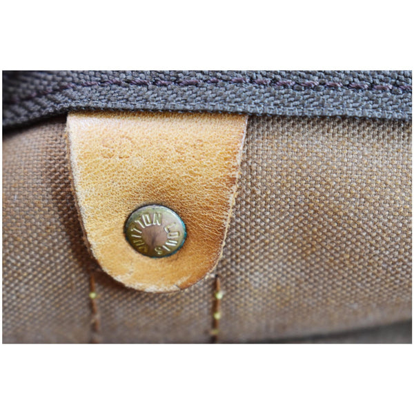 LOUIS VUITTON Keepall Bandouliere 55 Monogram Canvas Travel Bag Brown