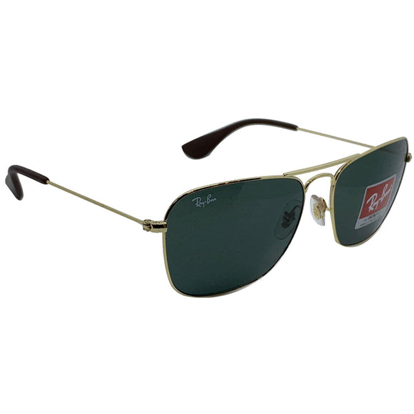 Ray-Ban RB3610 001/71 Gold Sunglasses Green Classic Lens