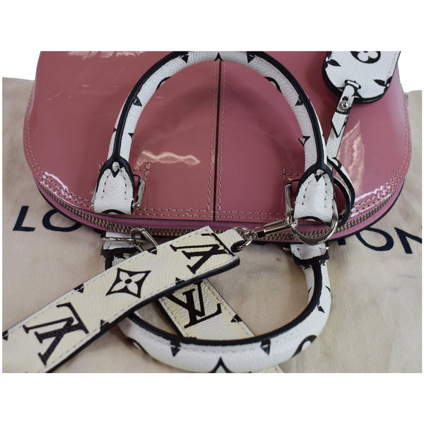 LOUIS VUITTON Alma BB Patent Leather Shoulder Bag Rose Blush - Final Sale