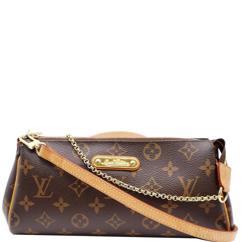 Eva leather handbag Louis Vuitton Brown in Leather - 35430784