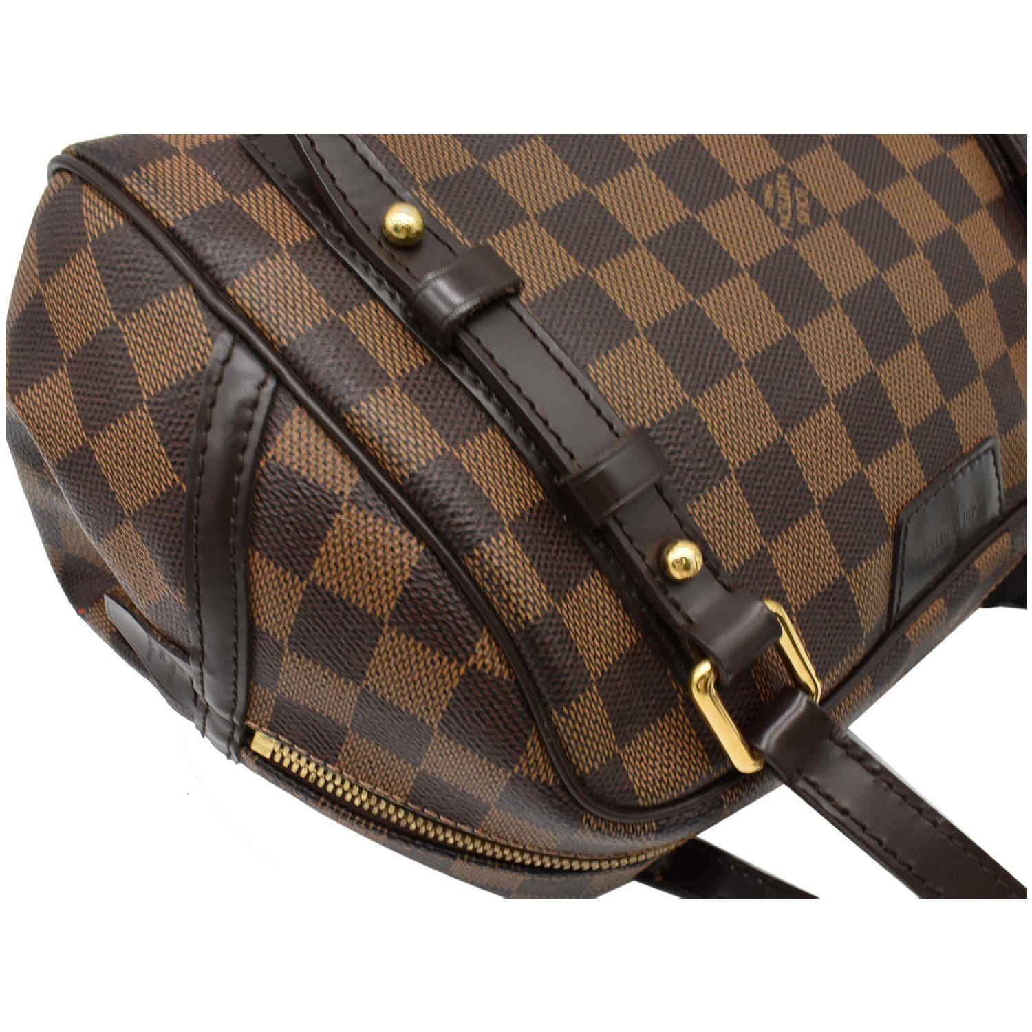 Auth Louis Vuitton Damier Brown Rivington PM Shoulder Bag