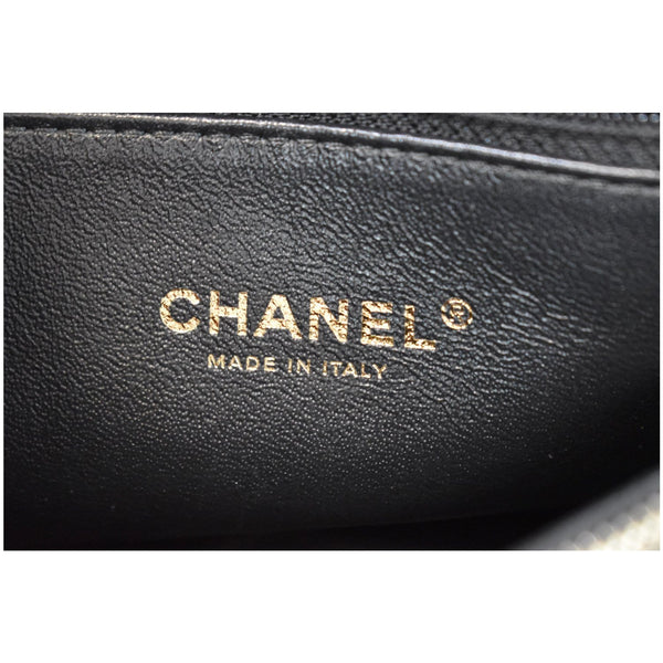 Chanel Large Coco Quilted Caviar Handle bag made in Italy