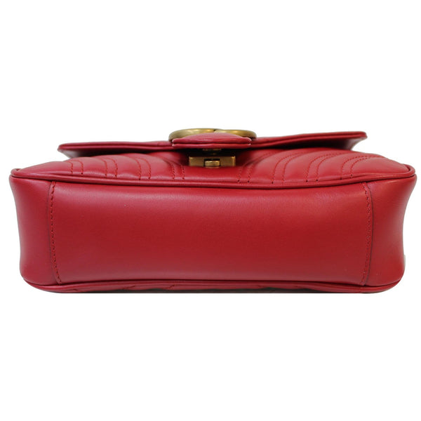 Gucci GG Marmont Mini Leather handbag - bottom preview