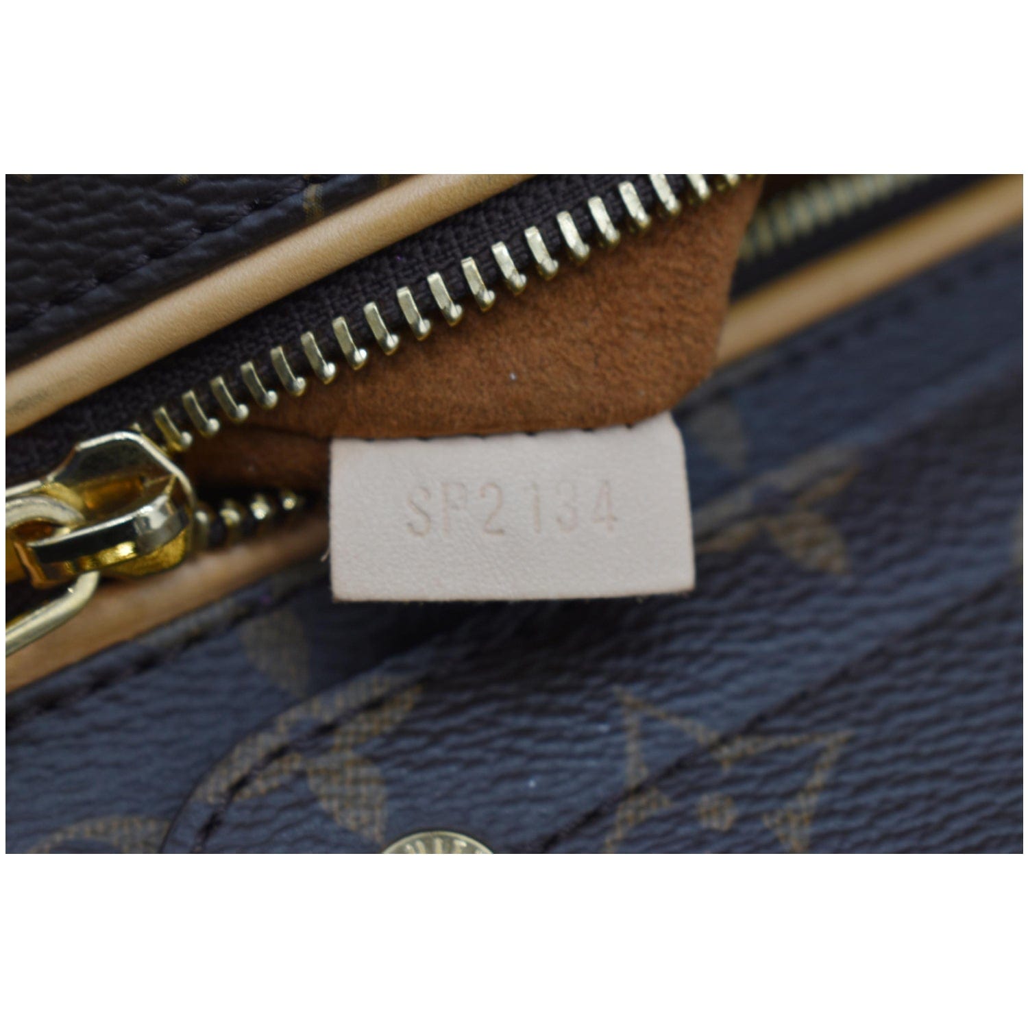 Louis Vuitton Olympe Camel Brown Monogram Canvas Shoulder Bag - MyDesignerly