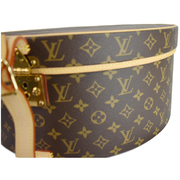Louis Vuitton Hat Box 40 Monogram Canvas Travel Handbag - close view