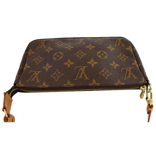 Louis Vuitton Pochette Monogram Canvas Pouch Brown - zipper bag