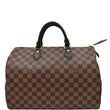 LOUIS VUITTON Speedy 35 Damier Ebene Satchel Bag Brown