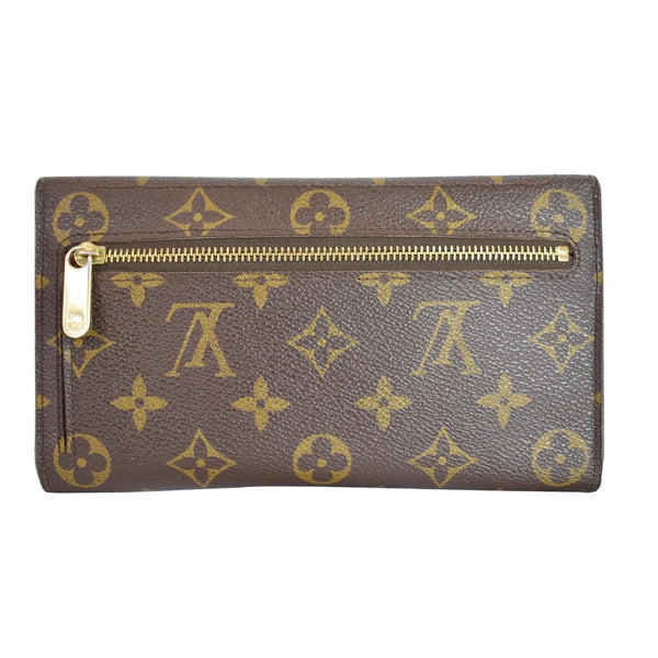 Louis Vuitton Eugenie Monogram Canvas Wallet Brown -side zip pocket
