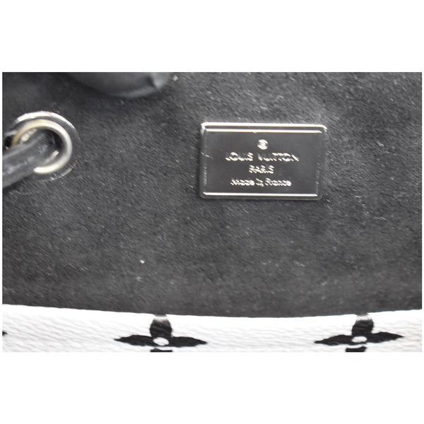 Louis Vuitton Hot Springs Monogram Vernis Leather Bag - bag serial tag