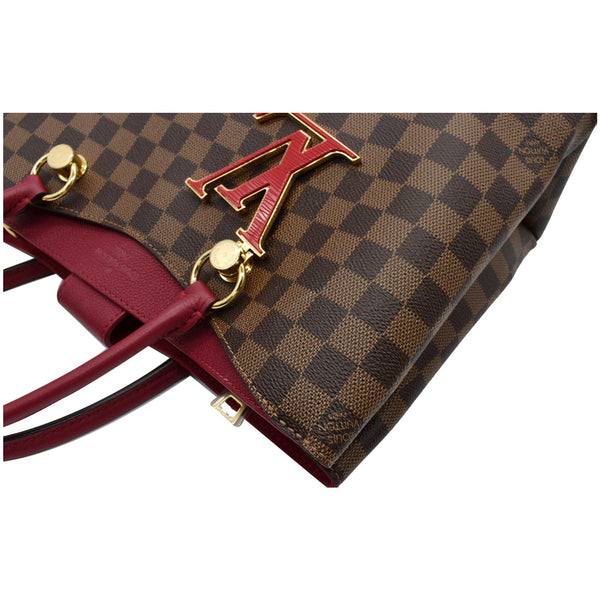 LOUIS VUITTON LV Riverside Damier Ebene Shoulder Bag Brown