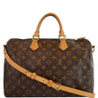 Louis Vuitton Speedy 35 Bandouliere Monogram Canvas Bag