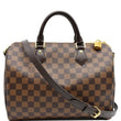 LOUIS VUITTON Speedy 30 Bandouliere Damier Ebene Shoulder Bag Brown
