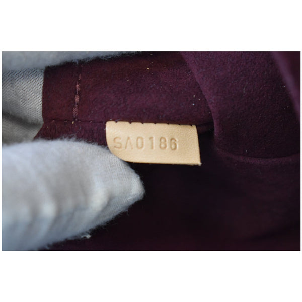 Louis Vuitton Melie Monogram Canvas bag item code tag 