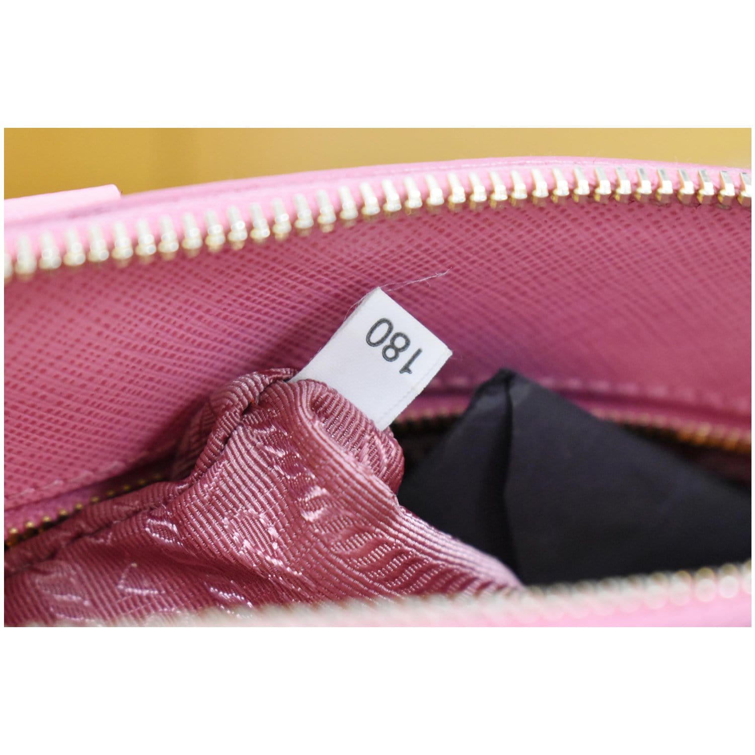 PRADA Promenade Mini Saffiano Leather Satchel Bag Pink