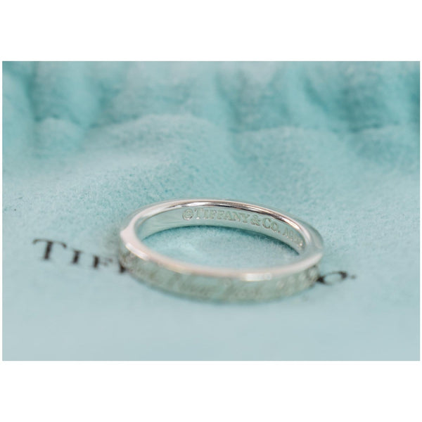 Tiffany & Co 5th Ave Sterling Silver Ring US 5