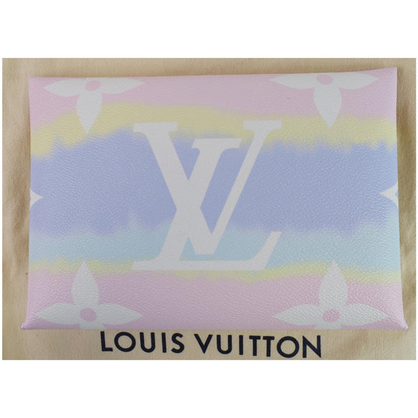 LOUIS VUITTON Kirigami Pochette Large Monogram Escale Clutch Pastel