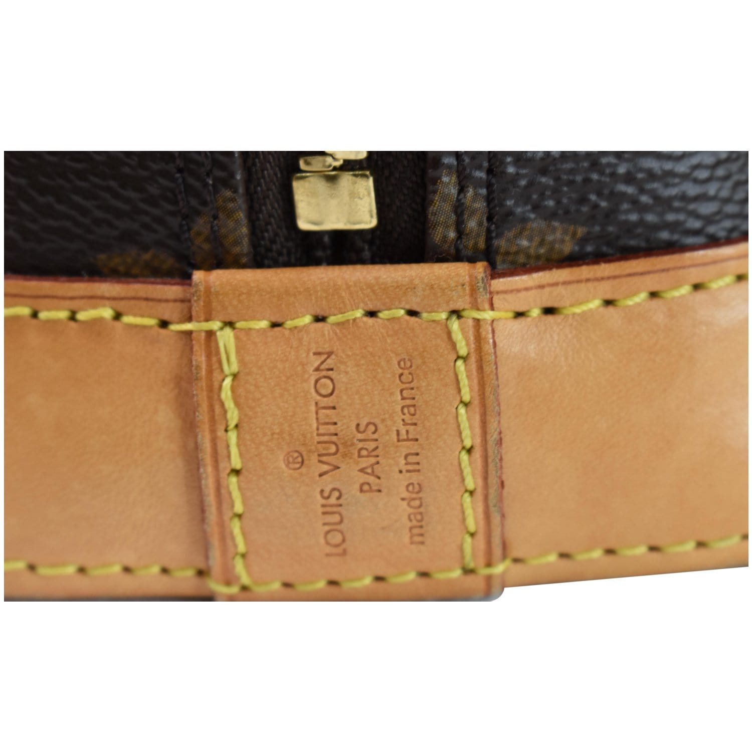 Alma bb cloth crossbody bag Louis Vuitton Brown in Cloth - 36794530
