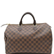 LOUIS VUITTON Speedy 35 Damier Ebene Satchel Bag Brown