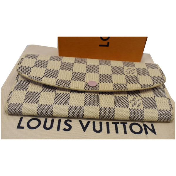 Louis Vuitton Emilie Damier Azur Wallet for women
