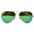 RAY-BAN Aviator Flash 3025 Sunglasses Green Mirrored Lens