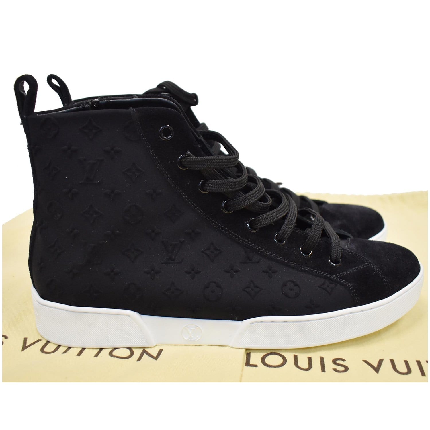 LOUIS VUITTON A/W 2012 Heroes Red Suede and Leather High Top