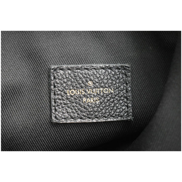 LOUIS VUITTON Ponthieu PM Empreinte Leather Shoulder Bag Black