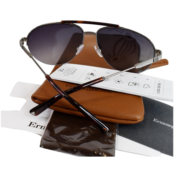 Ermenegildo Zegna Sunglasses for men grey lenses