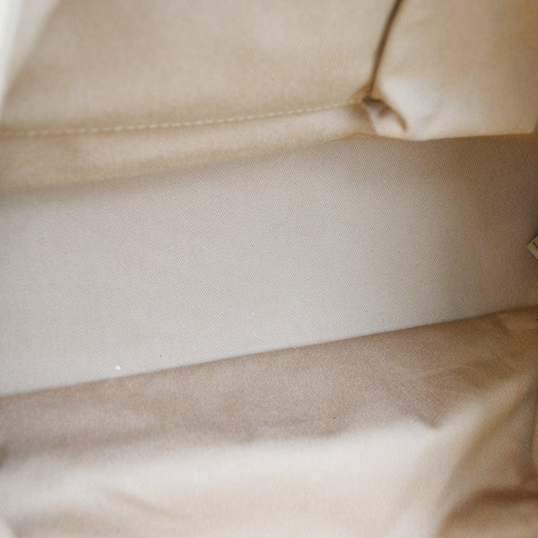 Chanel Classic Flap Lambskin Leather Tote Bag Beige/Black