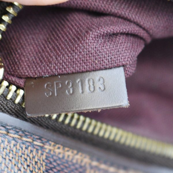 LOUIS VUITTON Hoxton PM Damier Ebene Crossbody Bag Brown