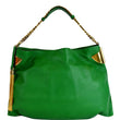 GUCCI 1970 Medium Leather Shoulder Bag Green 290682