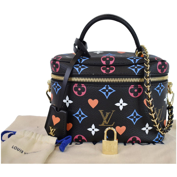 LOUIS VUITTON Game On Vanity PM Monogram Canvas Crossbody Bag Black