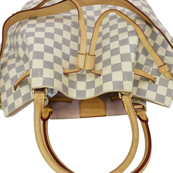 LOUIS VUITTON Girolata Damier Azur Shoulder Bag White