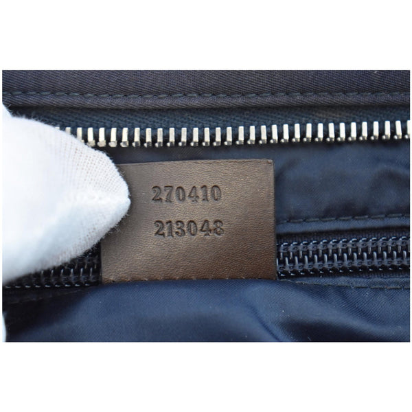 GUCCI Diamante Nylon Crossbody Messenger Bag Blue/Red 270410