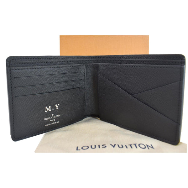 Louis Vuitton Damier Graphite Canvas Multiple Wallet - opened view]