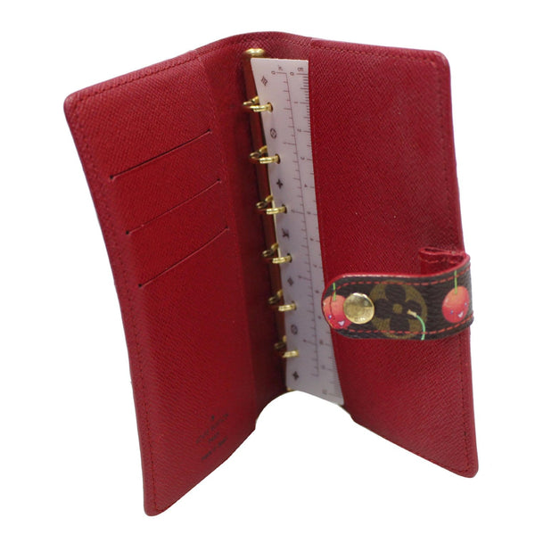 Louis Vuitton Cerises Small Notebook/Planner Cover open