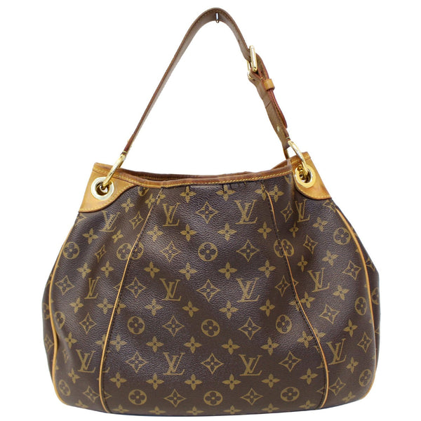 LOUIS VUITTON Galliera PM Monogram Canvas Shoulder Handbag Brown