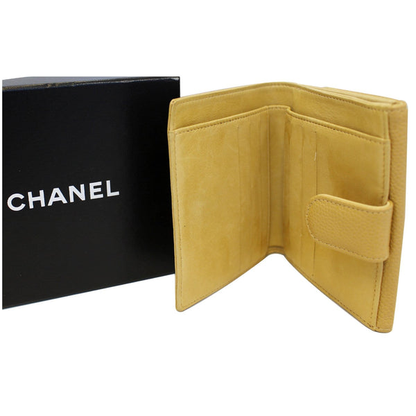 CHANEL Caviar Leather Bifold Wallet-US