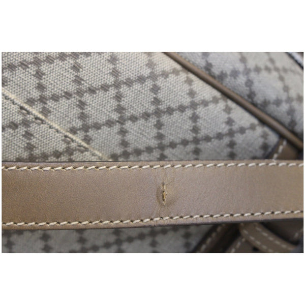 Gucci Travel Bag Diamante Men's Briefcase Beige - close view