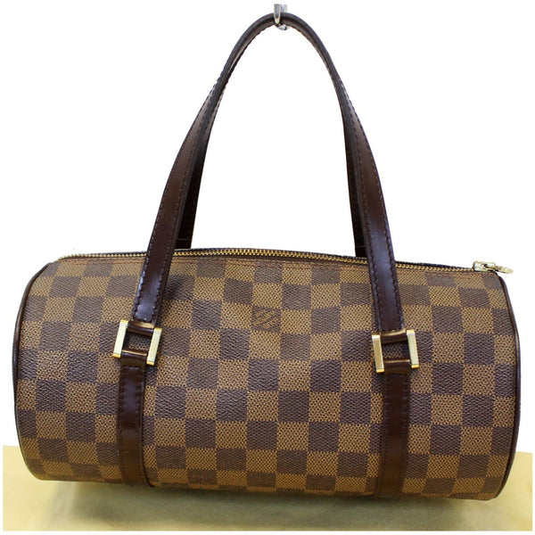 LOUIS VUITTON Papillon 30 Damier Ebene Shoulder Handbag Brown