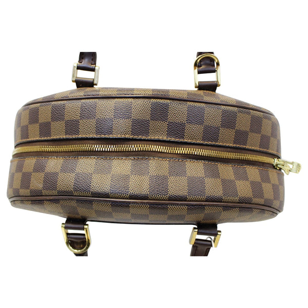 Louis Vuitton Damier Ebene Nolita Satchel Bag Brown - lv zip 