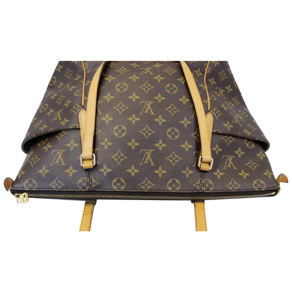 Louis Vuitton Totally MM Canvas Tote Shoulder Bag -leather