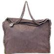 STELLA MCCARTNEY Falabella Shaggy Deer Large Tote Bag Grey