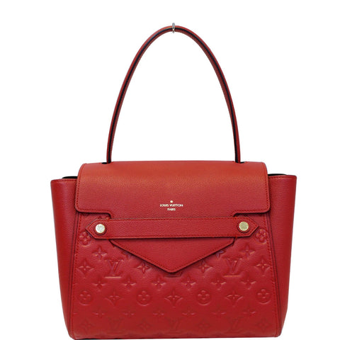 LOUIS VUITTON Trocadero Monogram Empreinte Leather Shoulder Bag Cerise